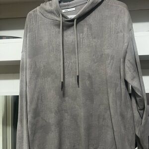 Zara Gray Men's Hoodie Shirt